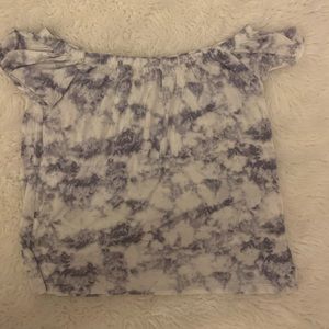 off the shoulder hollister shirt